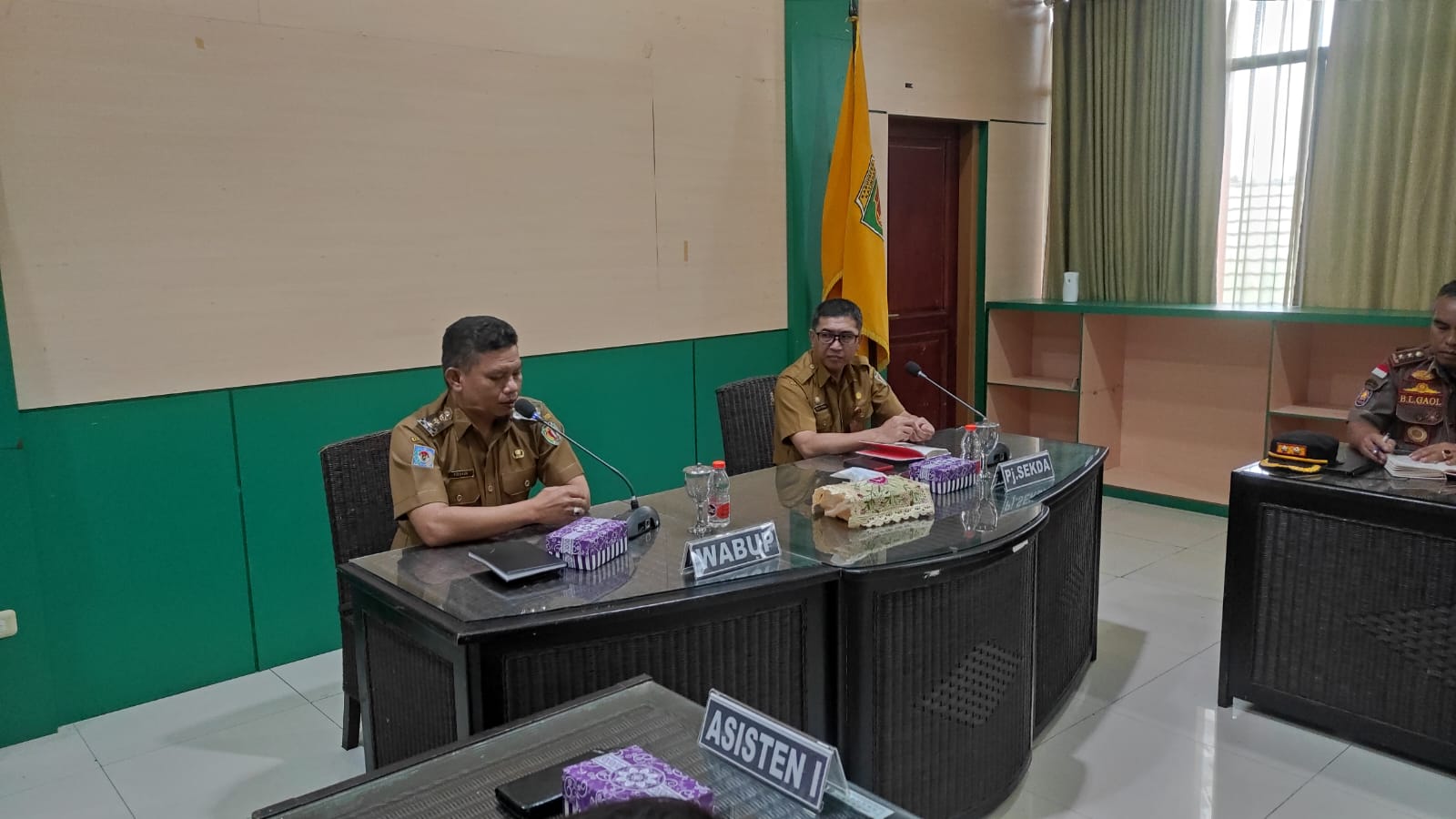 Wabup Katingan Pimpin Rapat Penyambutan Kepulangan Bupati dari Magelang