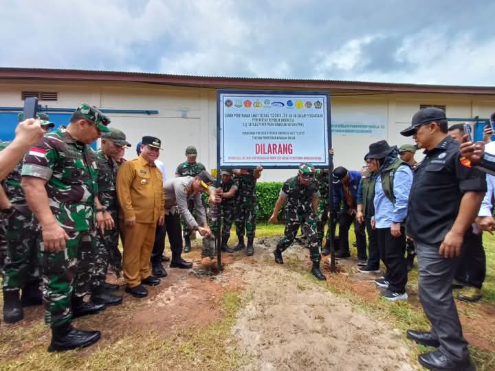 Kasum TNI Kunjungi Satgas Garuda di Kalteng, Pimpin Penertiban Aset Negara  