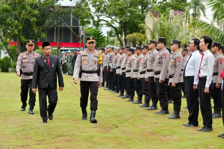 Ratusan Personel Gabungan di Kotim Dikerahkan dalam Operasi Ketupat 2025