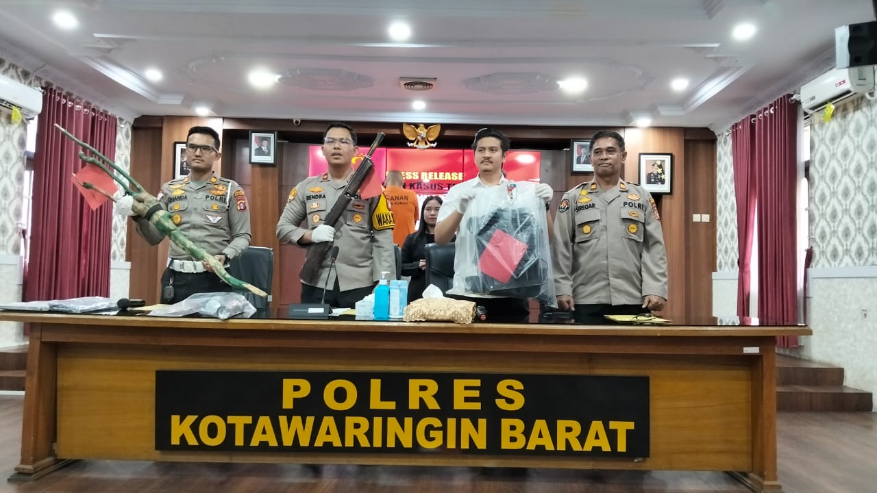 Polres Kobar Tangkap Pelaku Pengrusakan dan Penembakan di Desa Umpang