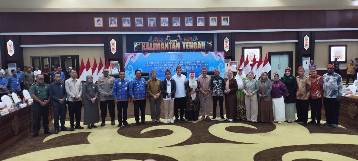 Evaluasi UU Pemda, Pemprov Kalteng Terima Kunker DPD RI