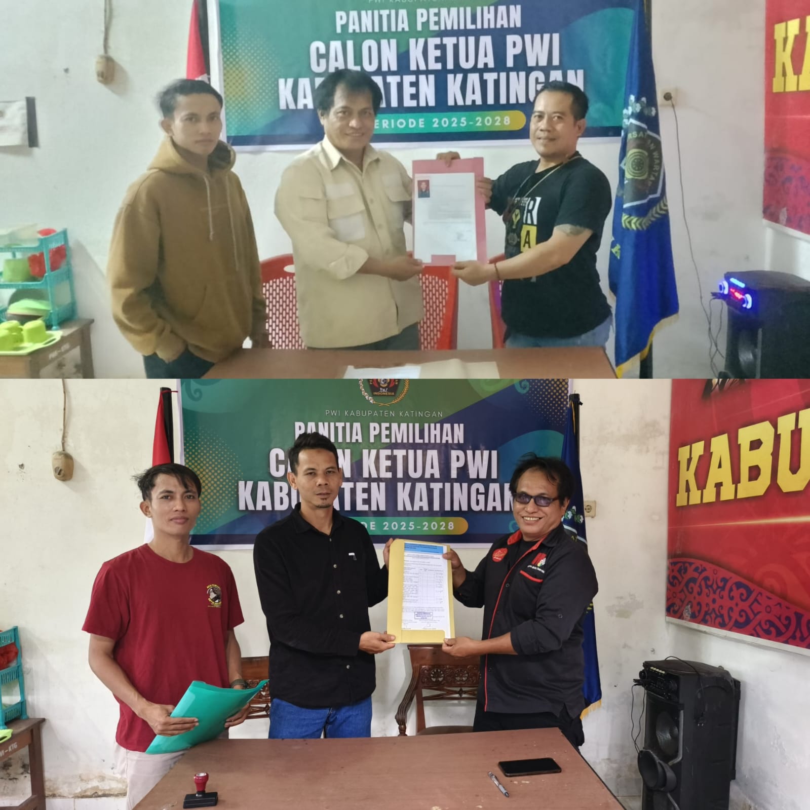 Head to Head Perebutan Kursi Ketua PWI Katingan, Suandi Vs Hairul