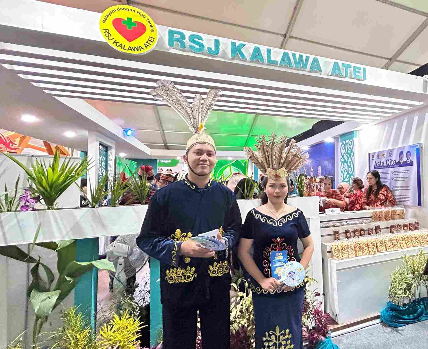 RS Kalawa Atei Layani Skrining dan Edukasi Mental di Kalteng Expo 2025
