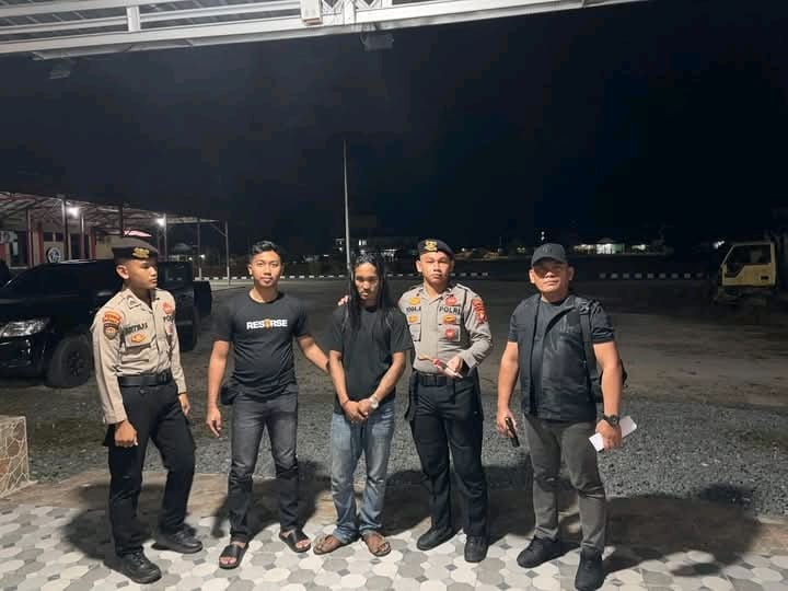 Kedapatan Bawa Sajam di Tempat Hiburan Malam, Pria Ini Digiring ke Mapolres Katingan