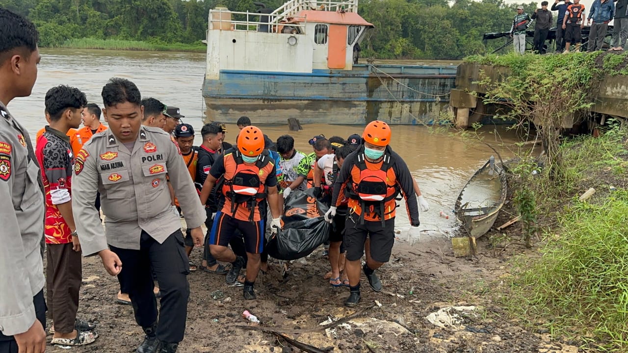 Jasad Korban Tenggelam di Sungai Kahayan Akhirnya Berhasil Ditemukan
