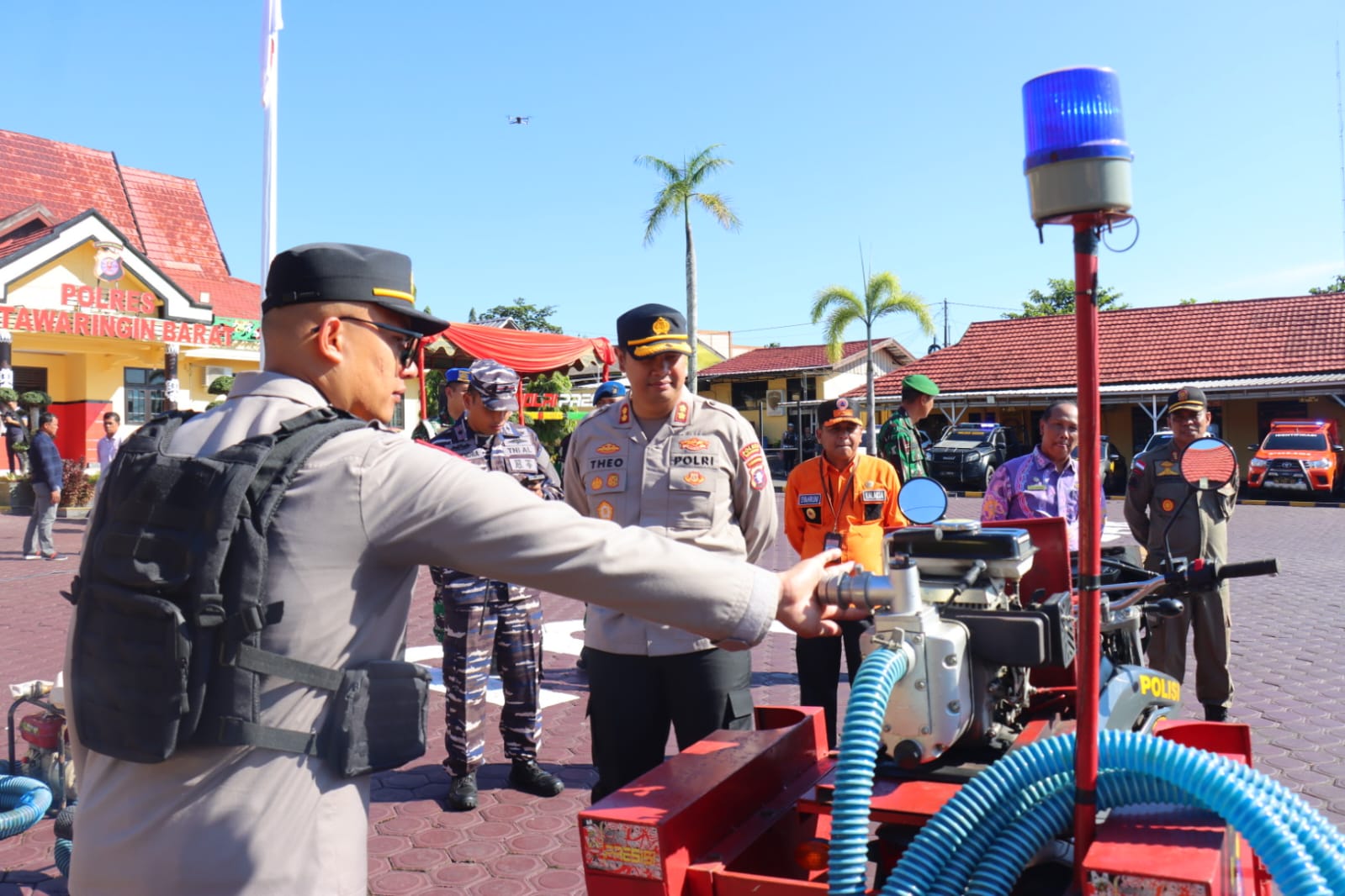 Polres Kobar Mantapkan Kesiapsiagaan Hadapi Karhutla 2025, Komitmen Lindungi Bumi Marunting Batu Aji