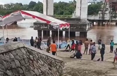 Seorang Pria Diduga Terjatuh dari Jembatan Kahayan, Identitas Belum Diketahui