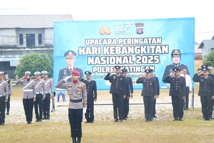 Polres Katingan Gelar Upacara Peringatan Hari Kebangkitan Nasional