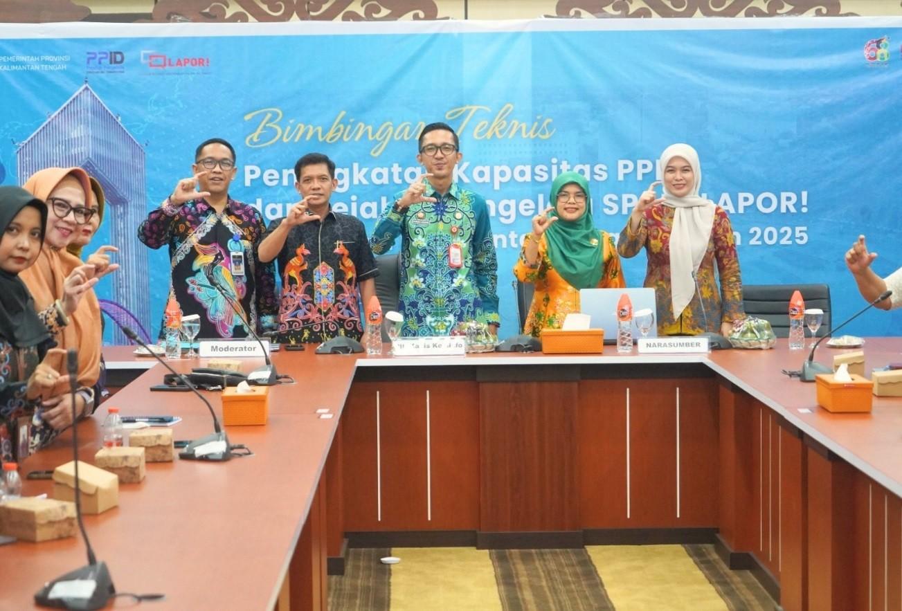 Bimtek PPID dan SP4N-LAPOR: Kalteng Dorong Transparansi Layanan Publik