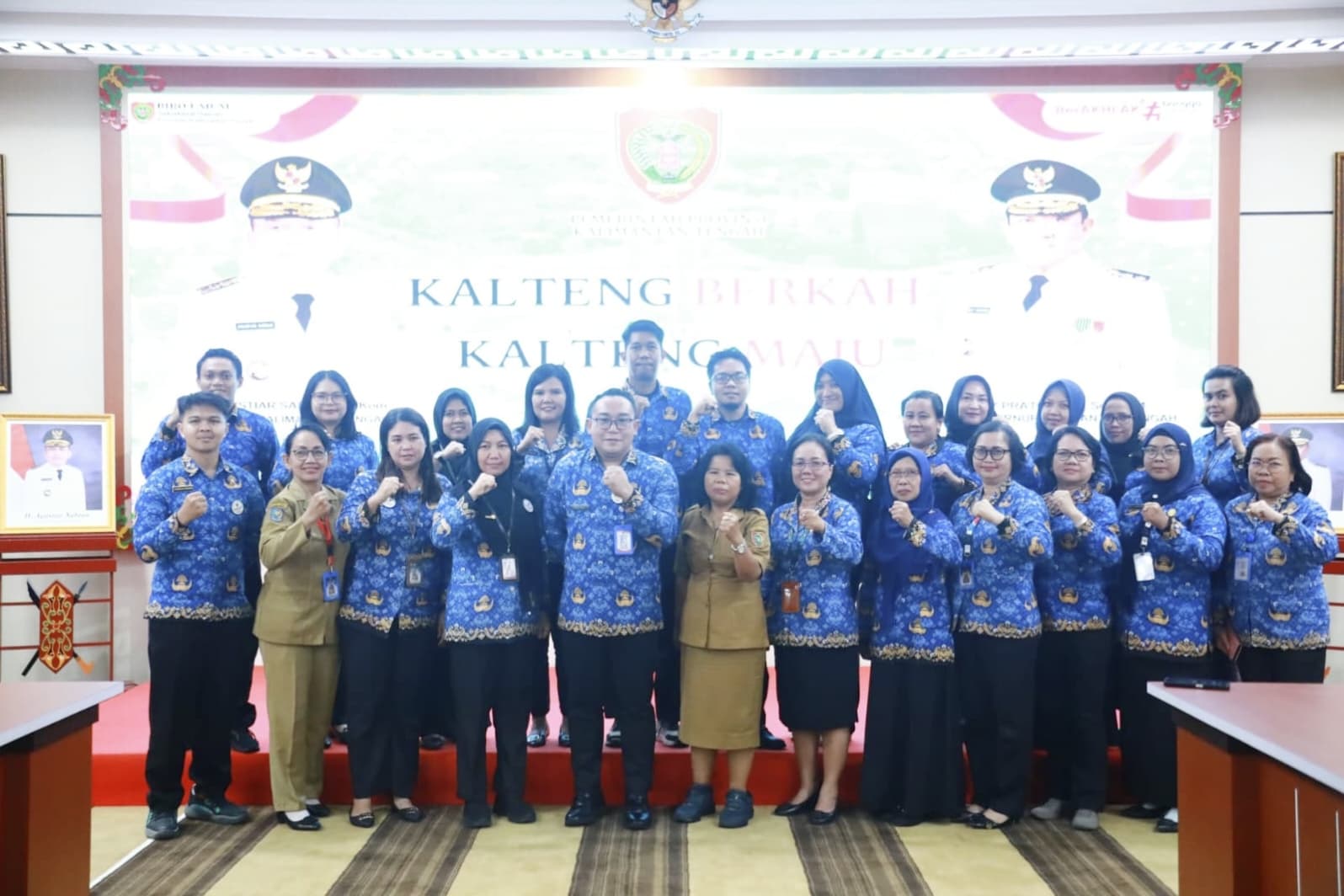 Diskominfosantik Kalteng Evaluasi Penerapan Budaya Kerja ASN BerAKHLAK