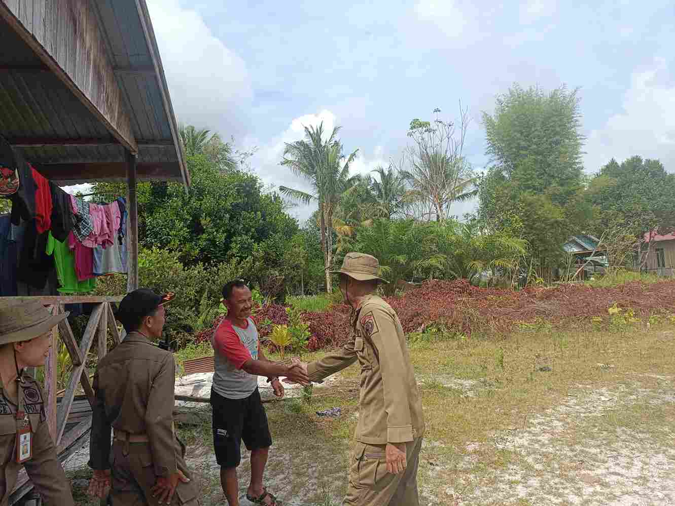 Kelurahan Tanjung Pinang Rawan Karhutla, Satpol PP Kalteng Tingkatkan Kesiapsiagaan Warga