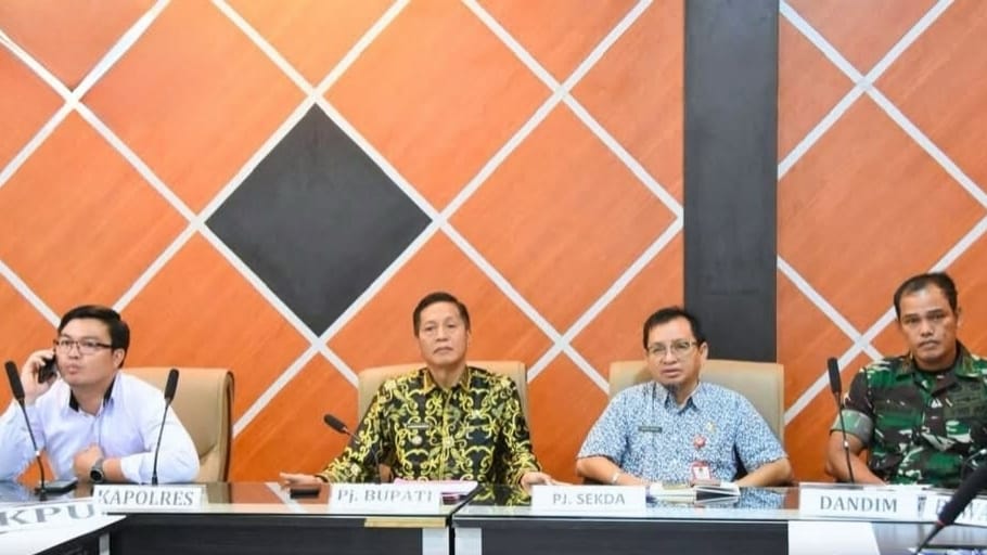 Pemkab Barito Utara Siap Sukseskan PSU, Ikuti Rakor Bersama Mendagri