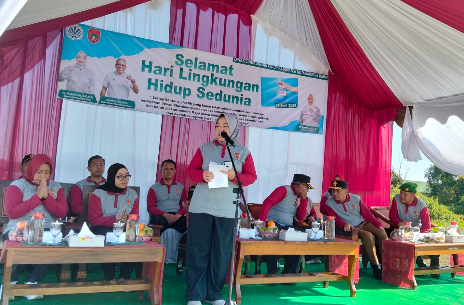 Peringati Hari Lingkungan Hidup Sedunia, Bupati Kobar Serukan Aksi Nyata Hentikan Polusi Plastik