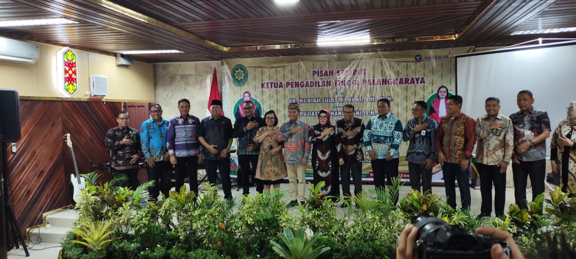 Pisah Sambut Ketua Pengadilan Tinggi, Gubernur Agustiar: Keadilan Harus Jadi Pilar Pembangunan Kalteng