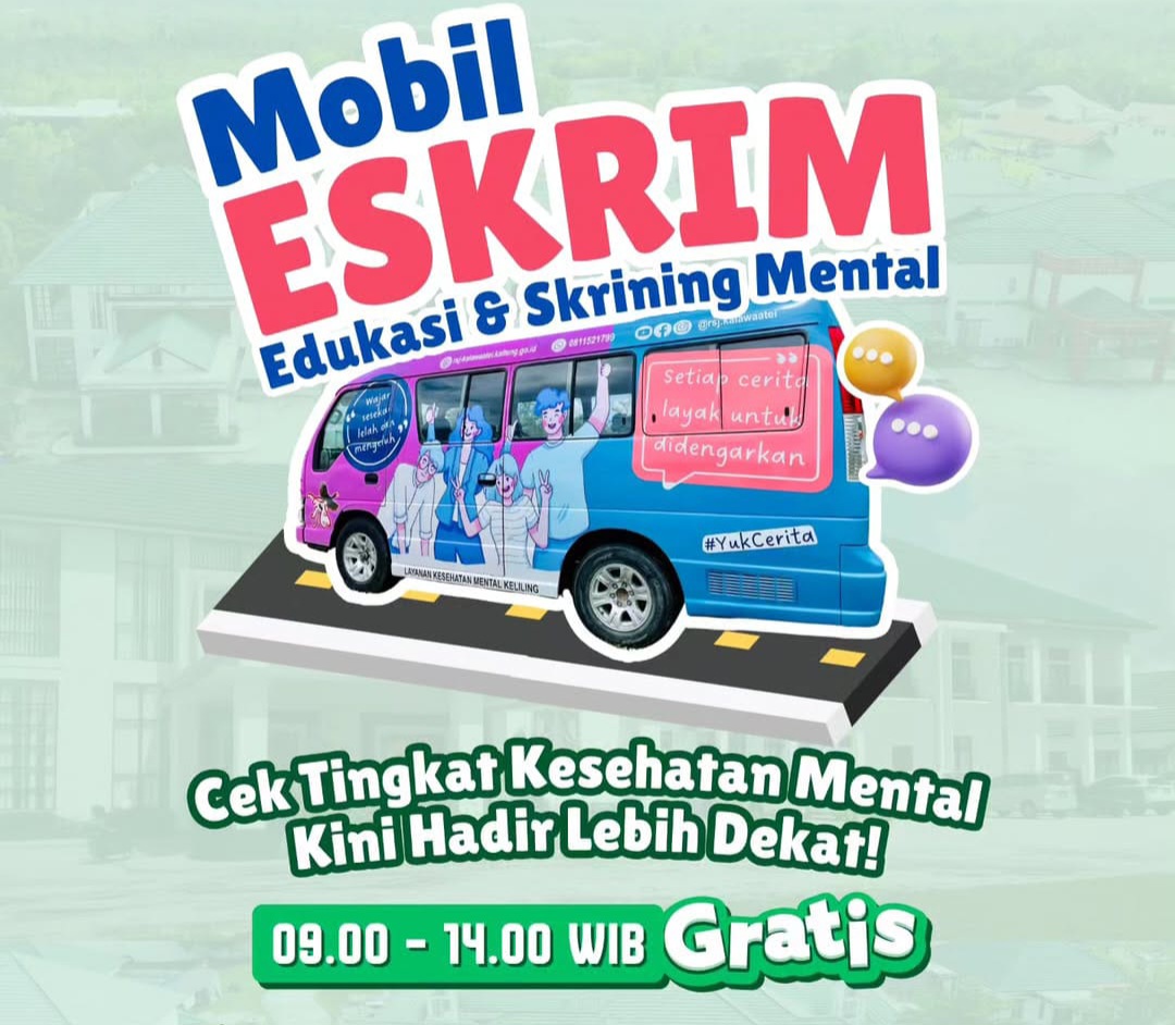 Mobil ESKRIM Kembali Beroperasi, Layani Skrining Kesehatan Mental Gratis di Palangka Raya