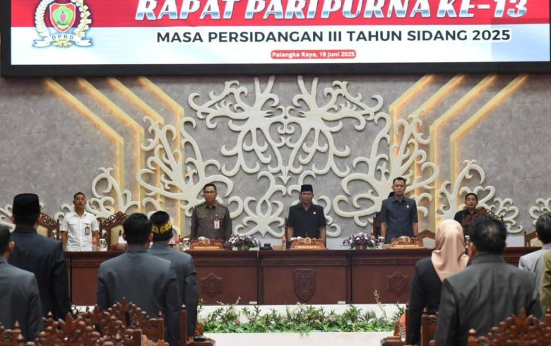 Raperda Hak Keuangan dan Administratif DPRD Kalteng Berlanjut, Akan Disesuaikan di Tengah Efisiensi Anggaran