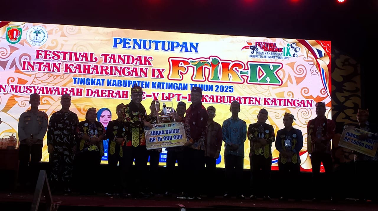 Tasik Payawan Raih Juara Umum Festival Tandak Intan Kaharingan IX