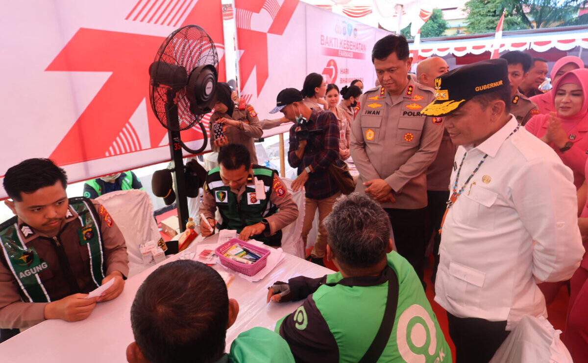 Hadiri Puncak Bakti Kesehatan Polda Kalteng, Gubernur: Kolaborasi Tingkatkan Kesehatan Masyarakat