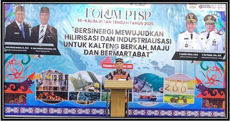 DPMPTSP Kalteng Dorong Kepatuhan Pelaku Usaha dalam Mendukung Hilirisasi
