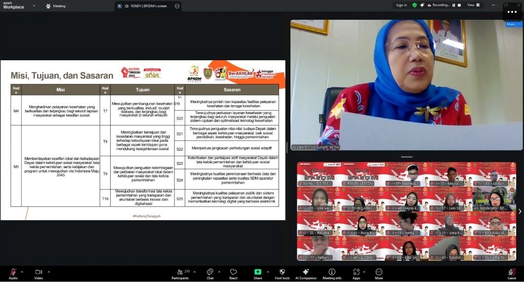 Pemprov Kalteng Tekankan Peran Strategis ASN dalam Pembangunan Daerah
