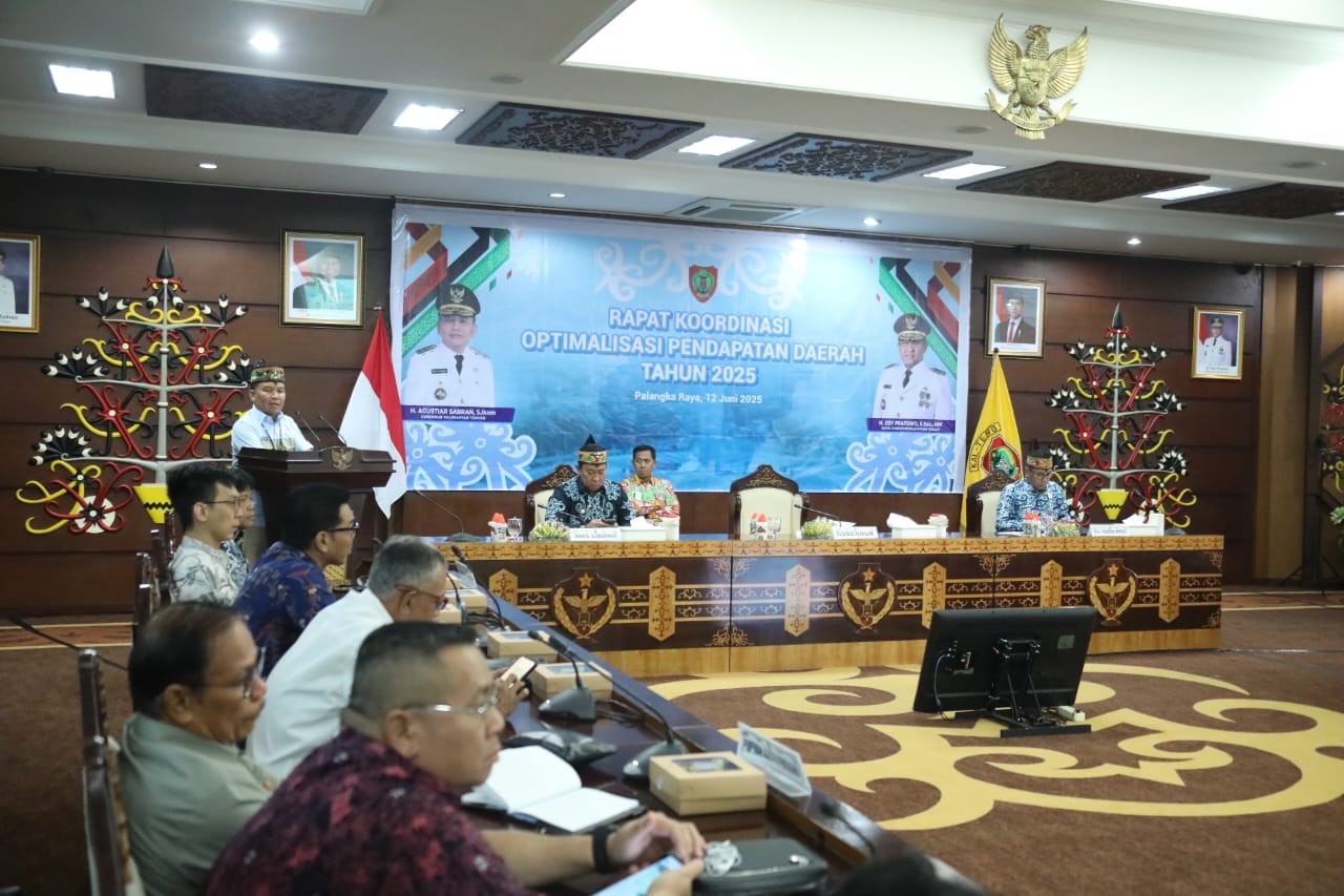 Pemprov Kalteng Perkuat Koordinasi Pajak Daerah Lewat Rakor PAD 2025