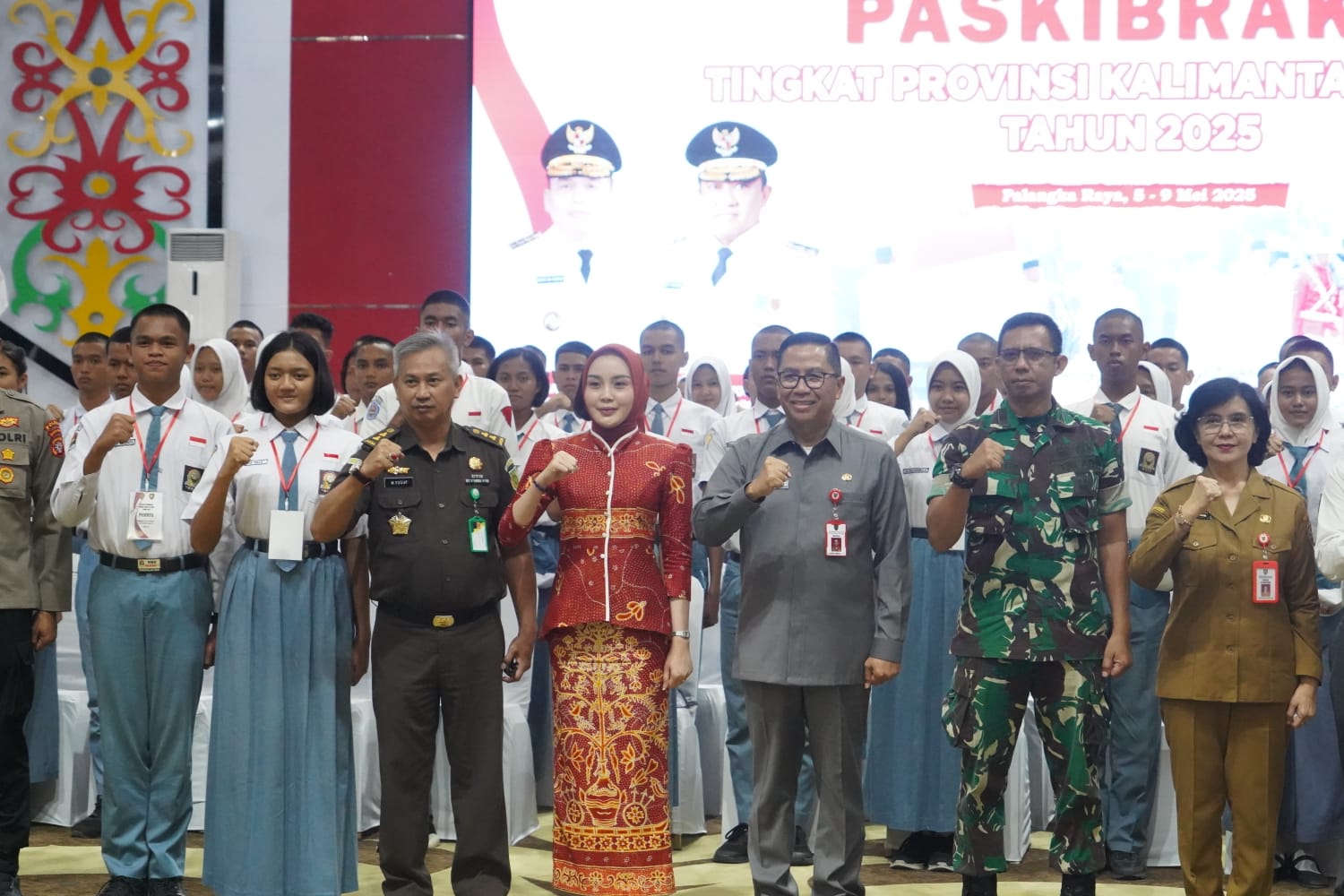 Ketua PKK Kalteng Motivasi Paskibraka Menuju Tingkat Nasional