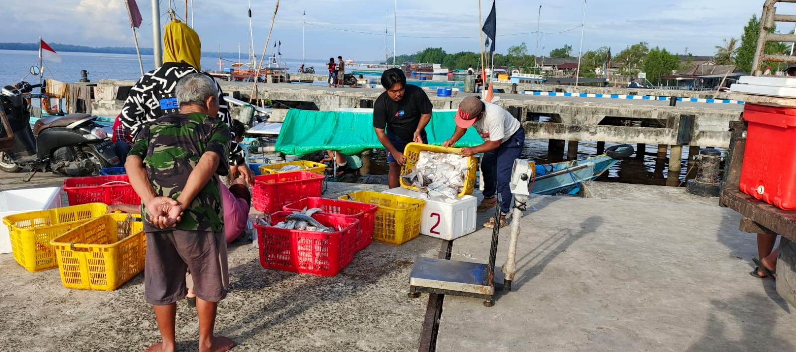 UPT Pelabuhan Perikanan Kumai Bangkitkan Aktivitas Nelayan Usai Cuaca Ekstrem Mereda