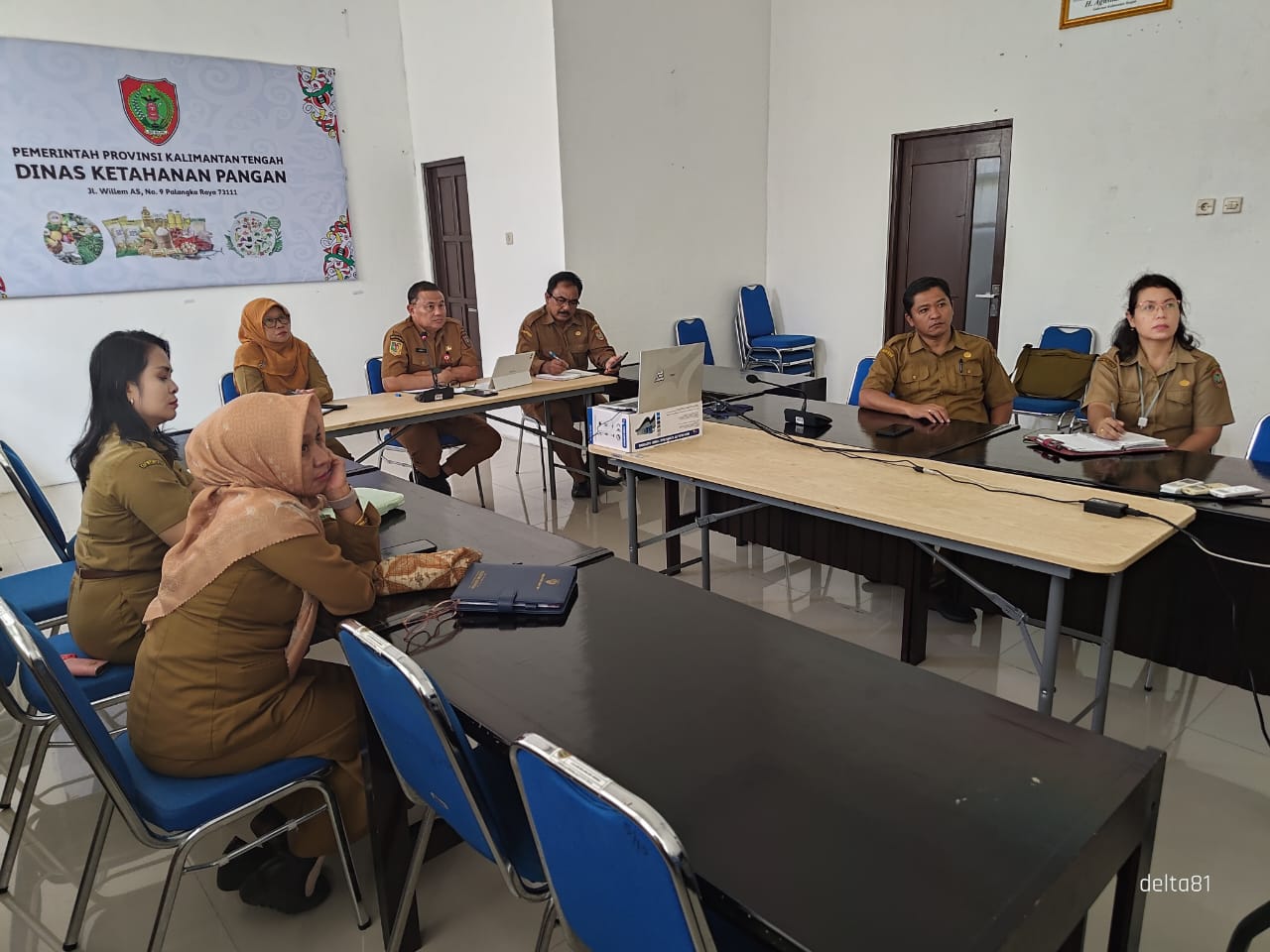 Dinas Ketahanan Pangan Kalteng Ikuti Sosialisasi Gerakan Selamatkan Pangan secara Daring