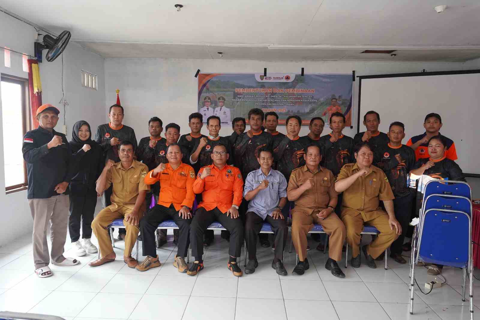 BPBD Kalteng Bentuk Regu Masyarakat Peduli Api di Gunung Mas