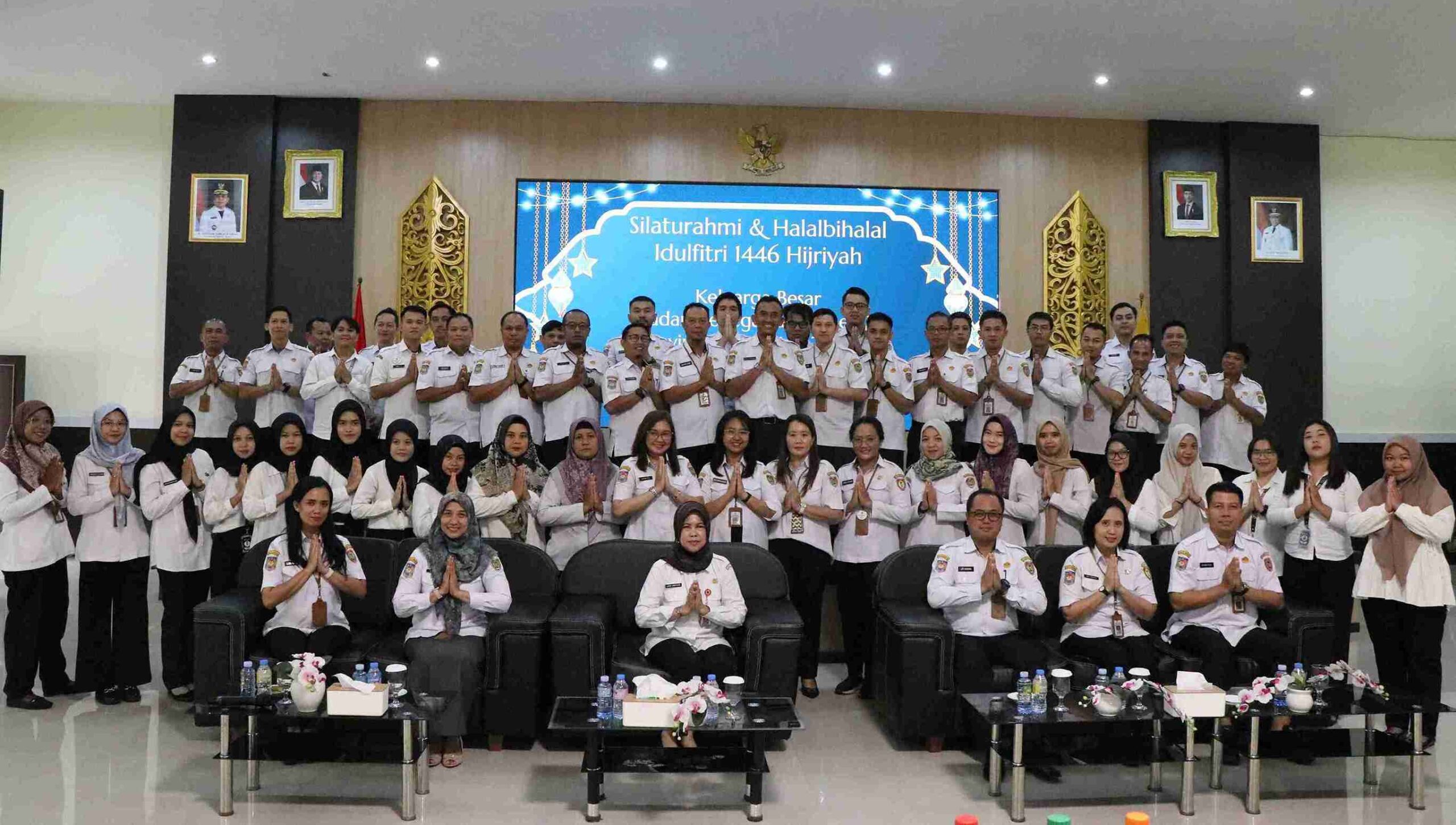 BKD Provinsi Kalteng Perkuat Sinergi ASN Lewat Halalbihalal Idulfitri 1446 H