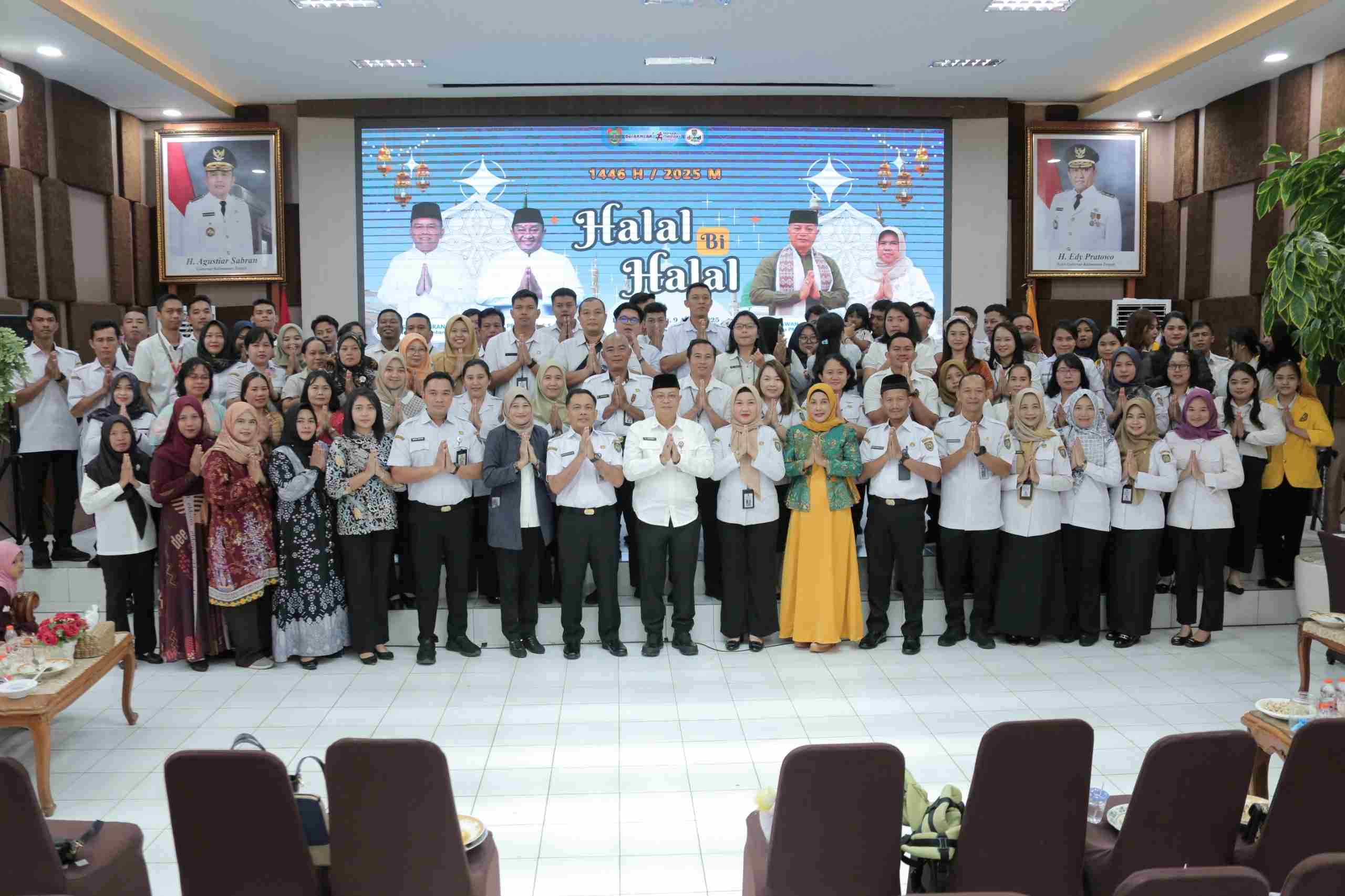 Halalbihalal Dinas PMD Kalteng Teguhkan Komitmen Kebersamaan dan Pelayanan Publik