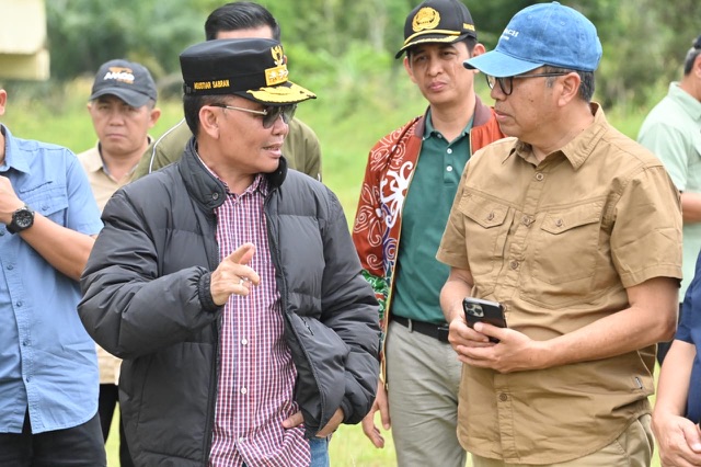 Tinjau Stadion Hanau, Langkah Nyata Gubernur Kalteng Majukan Olahraga