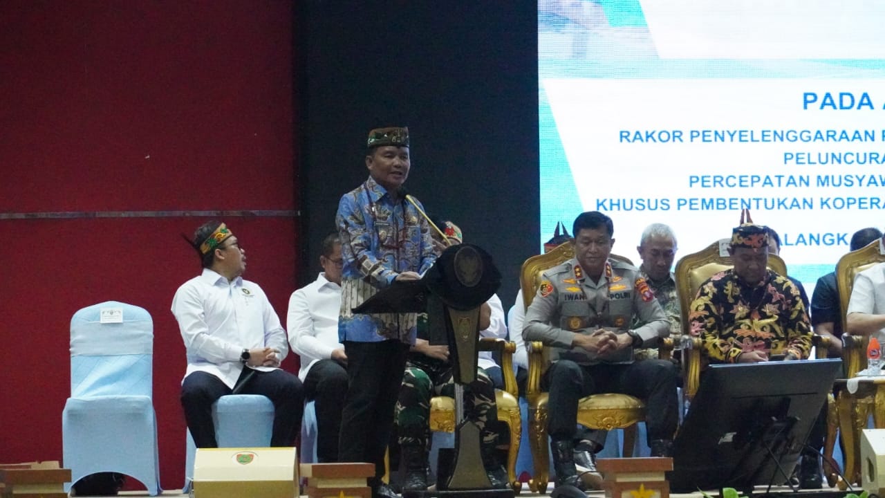 Gubernur Kalteng Komitmen Perjuangkan Desa, Dapat Dukungan Menko Pangan