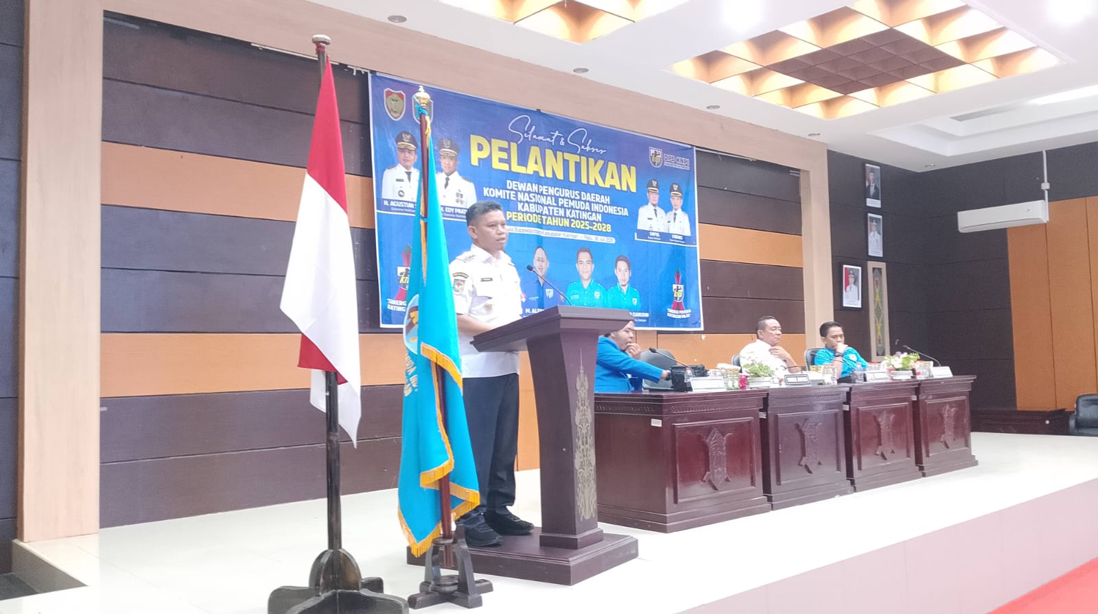 KNPI Katingan Resmi Dilantik, Firdaus Minta Pemuda Aktif Bangun Daerah