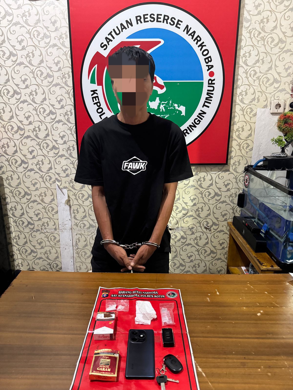 Polisi Tangkap Pria Asal NTB yang Diduga Edarkan Sabu di Sampit