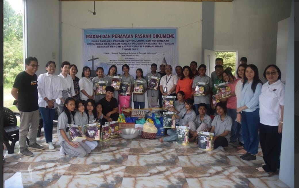 Dinas TPHP Kalteng Rayakan Paskah Bersama Anak Panti Asuhan Agape di Kawasan Agrowisata Tangkiling