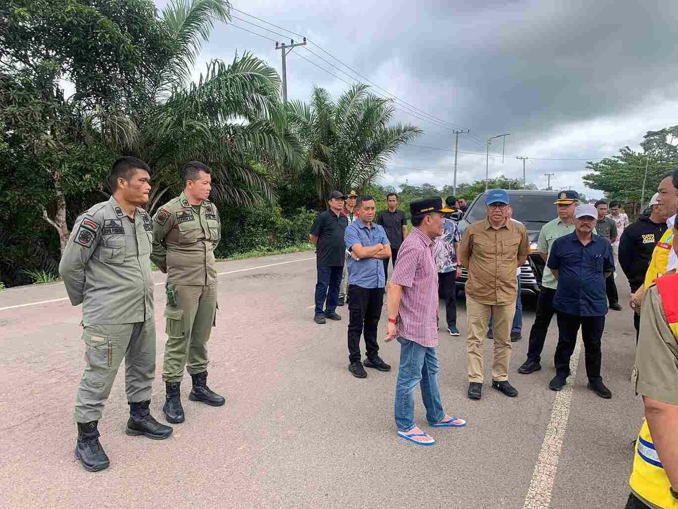 Pengawalan Ketat Satpol PP Sukses Amankan Kunjungan Kerja Gubernur Kalteng