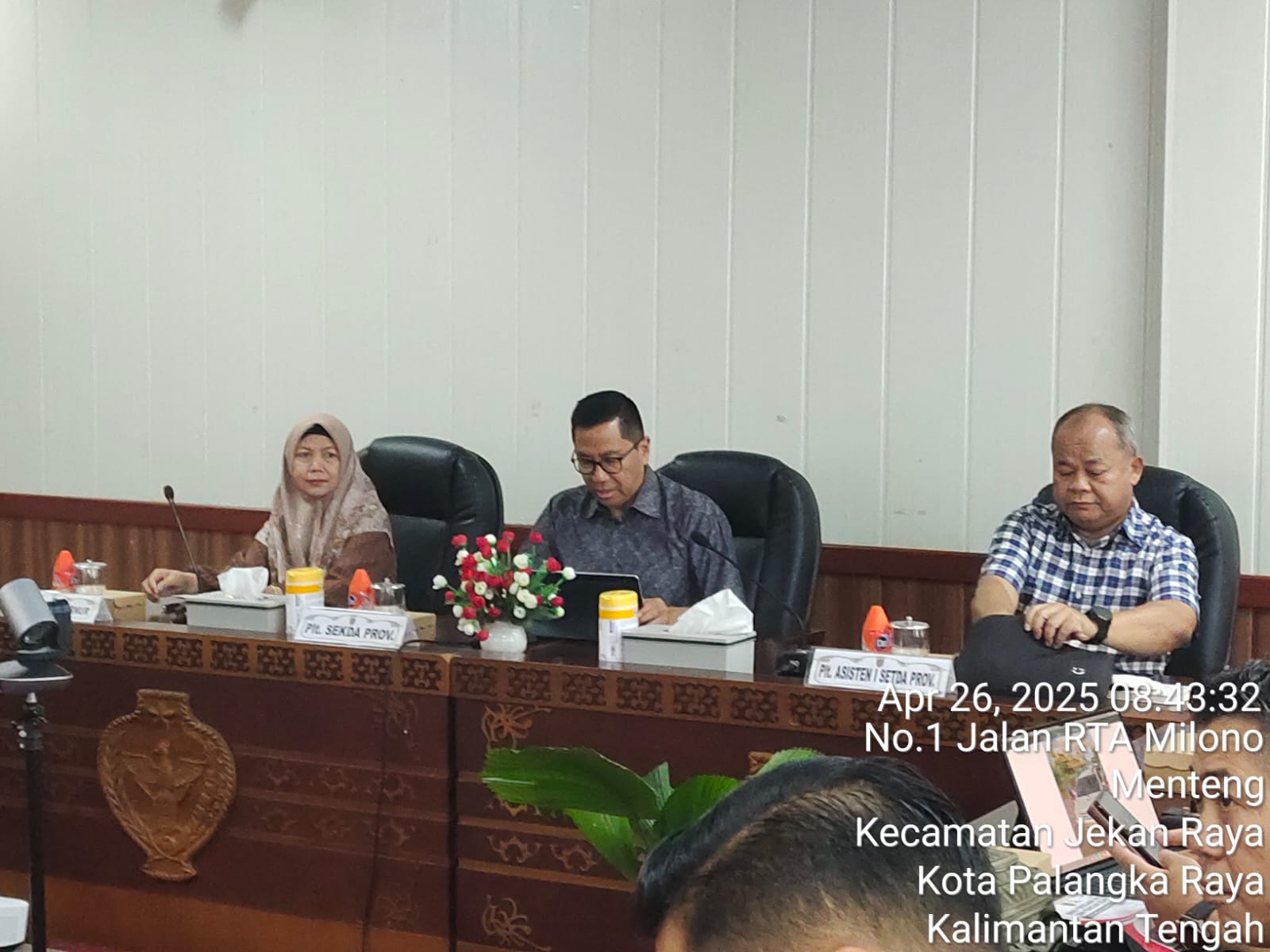 Pemprov Kalteng Gerak Cepat Tangani Banjir, Plt Sekda Pimpin Rakor Darurat