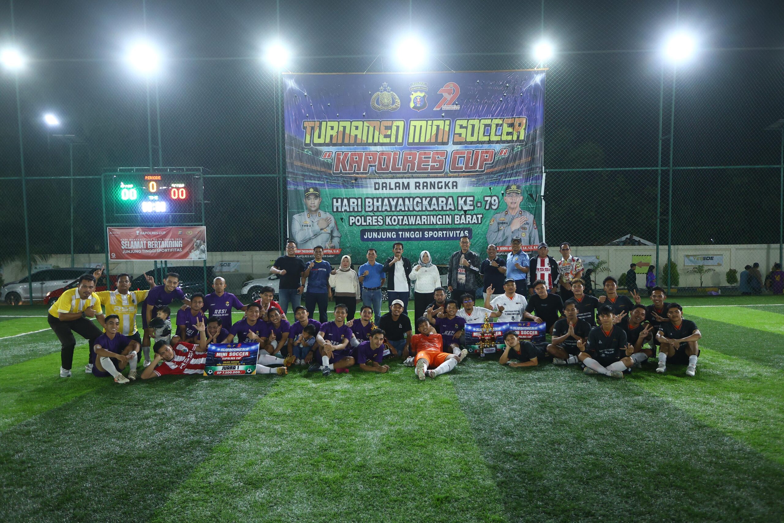 Meriah dan Penuh Semangat, Final Turnamen Mini Soccer Kapolres Cup HUT Bhayangkara ke-79 Sukses Digelar