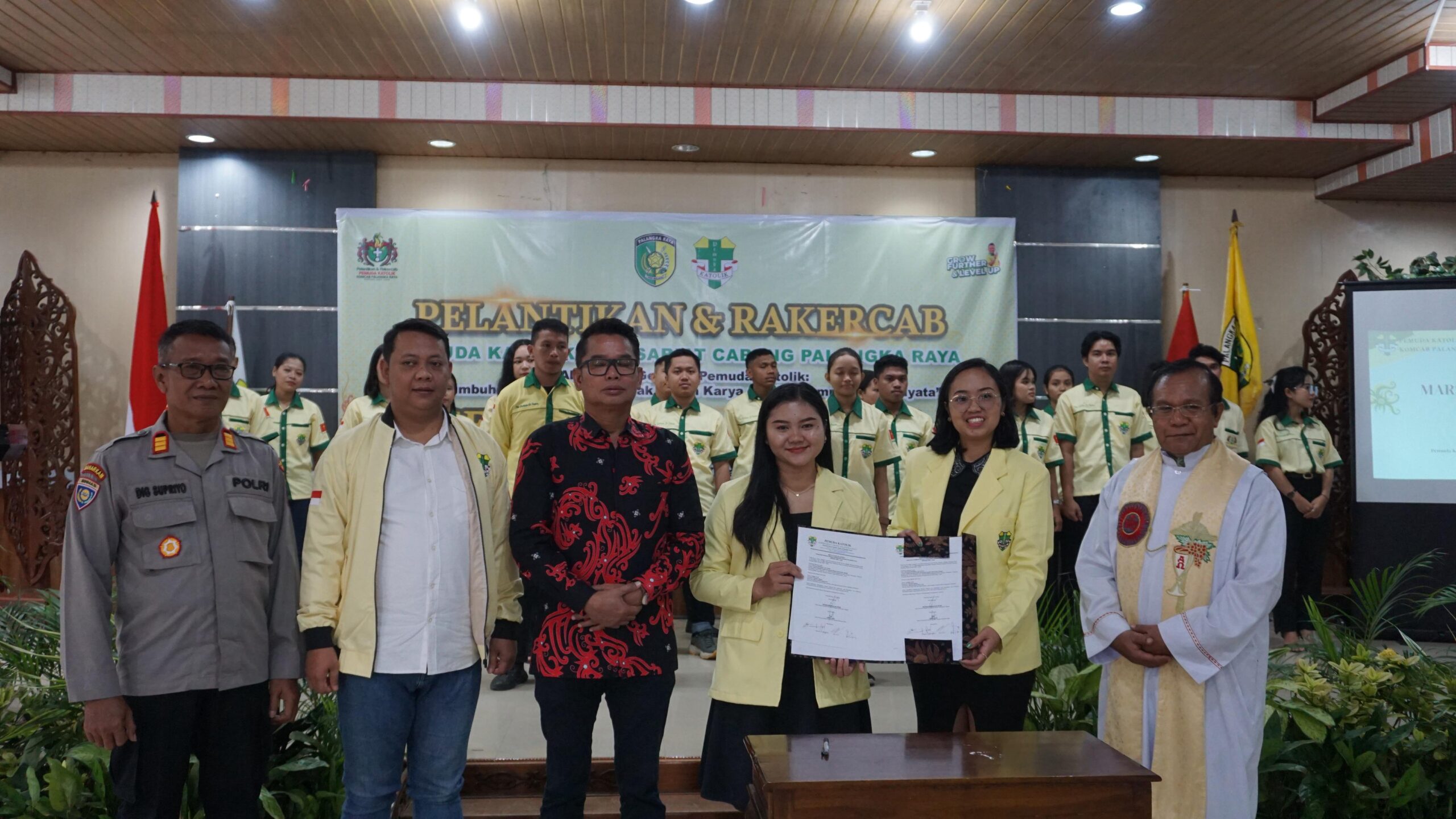 Pemuda Katolik Palangka Raya Resmi Dilantik, Siap Jadi Mitra Pemerintah dalam Pembangunan Kota
