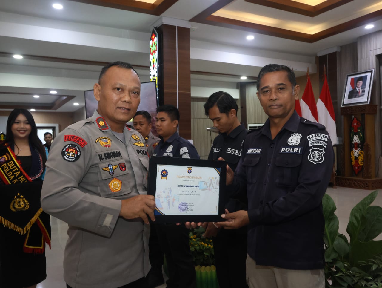 Polres Kobar Raih Penghargaan Prestisius, Jadi Sorotan di Dunia Digital Polda Kalteng