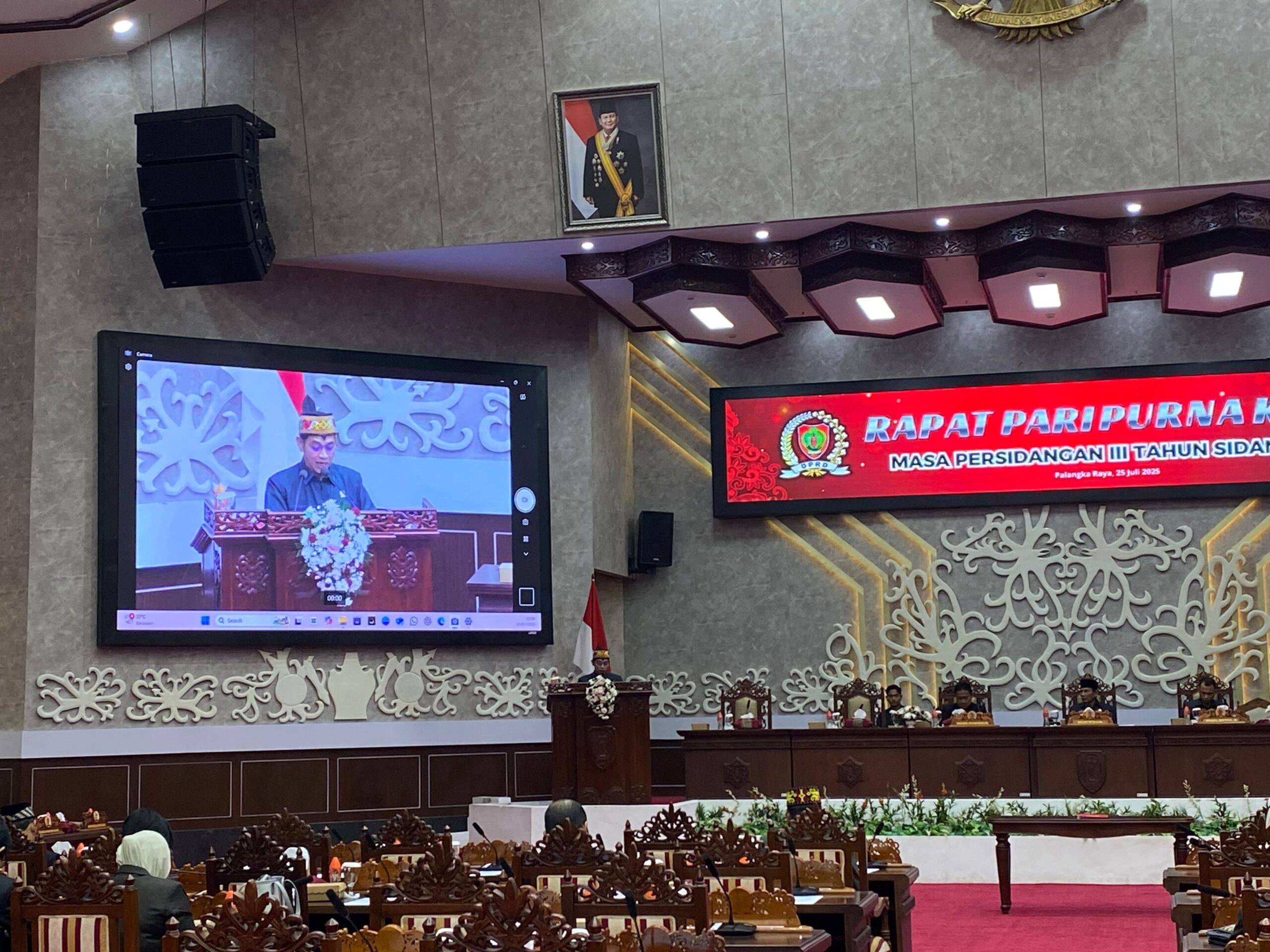 RPJMD Kalteng 2025–2029 Disahkan, DPRD Tekankan Pembangunan Berkelanjutan dan Peningkatan PAD