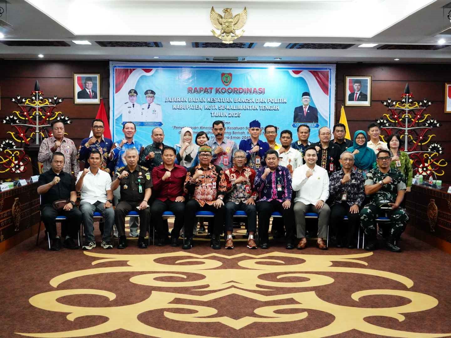 Rakor Kesbangpol se-Kalteng Perkuat Sinergi Hadapi Tantangan Kebangsaan