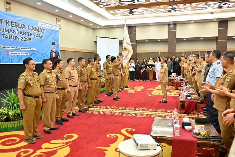 Camat se-Kalteng Kumpul di Rakor, FORCASI Jadi Forum Strategis