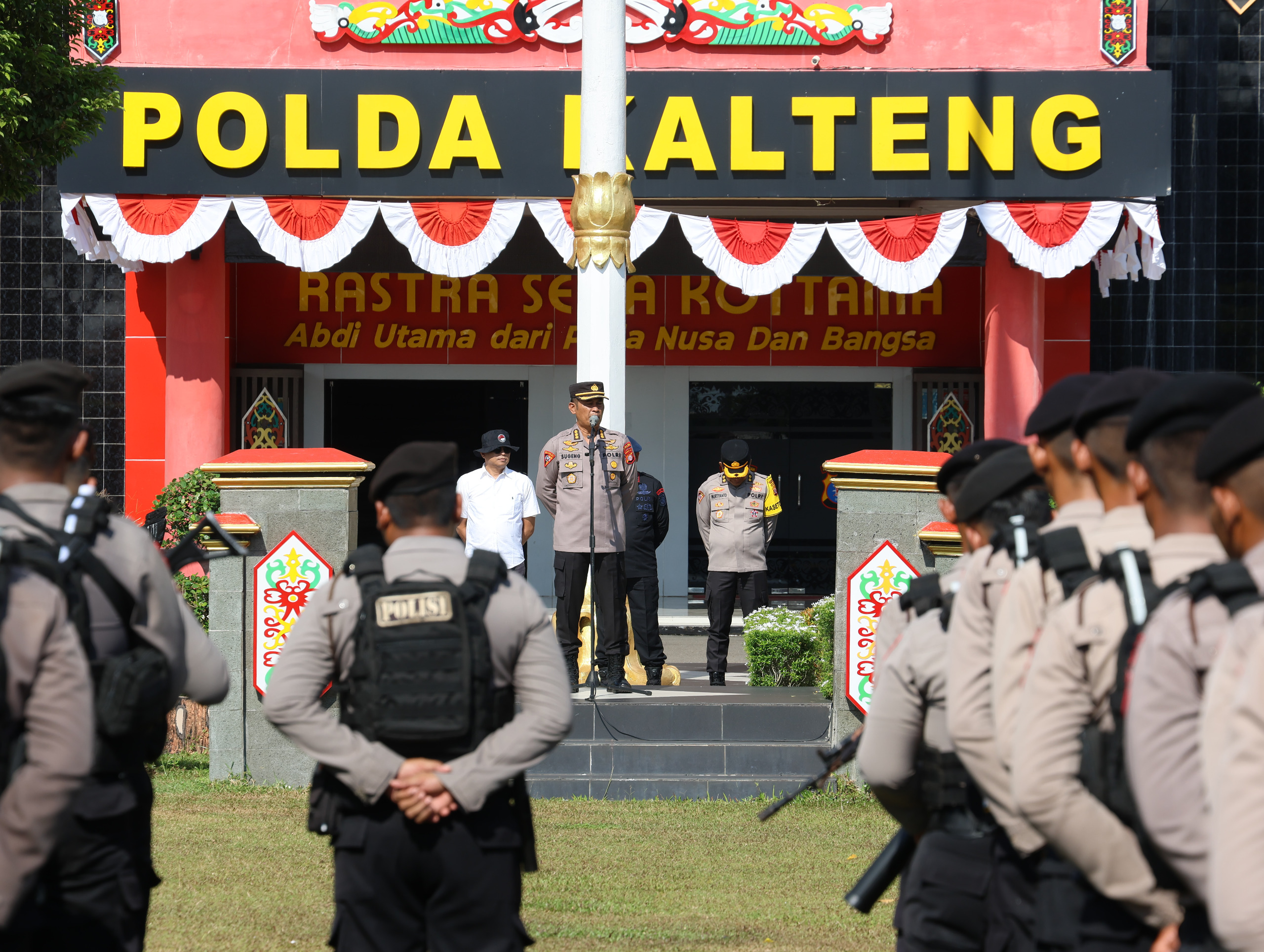 Kerahkan 403 Personel, Polda Kalteng Jamin PSU Pilkada Barut Berjalan Aman