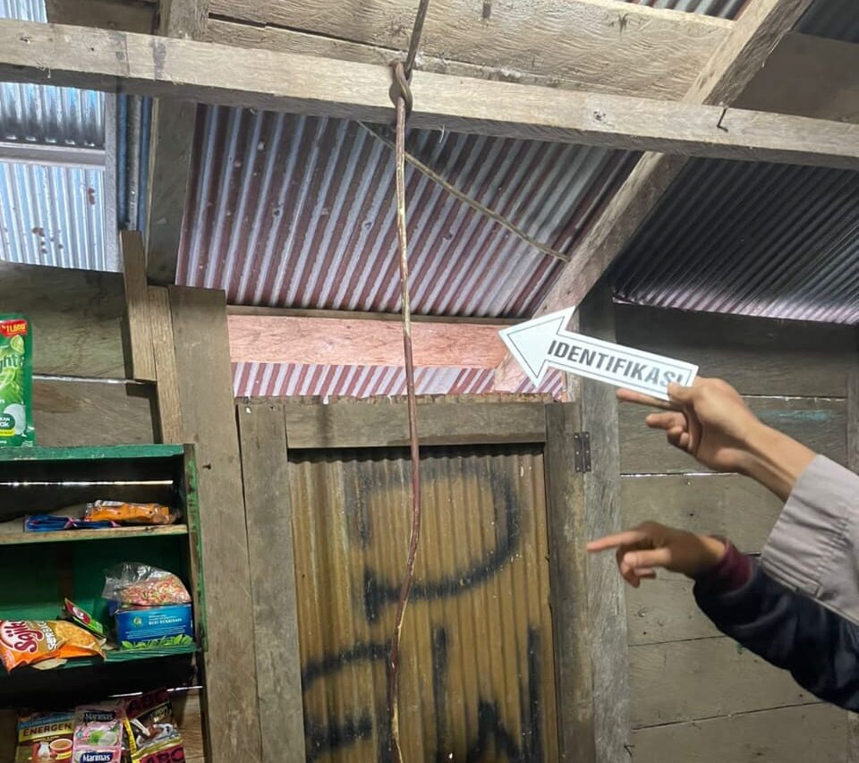 Diduga Masalah Ekonomi, Istri di Antang Kalang Temukan Suaminya Gantung Diri