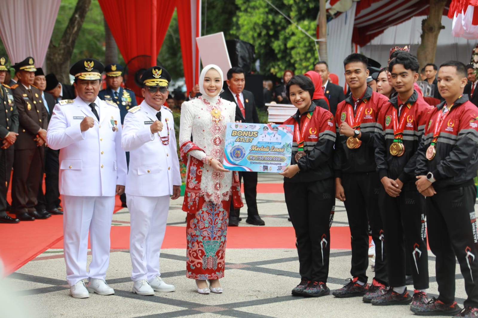 Pemprov Kalteng Beri Bonus Rp 1,275 Miliar untuk Atlet Berprestasi PON XXI