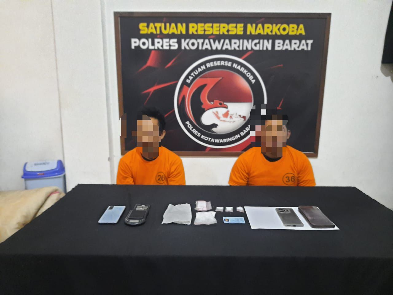 Barakan di Pangkalan Bun Digerebek, Dua Pemuda Simpan Sabu 37 Gram