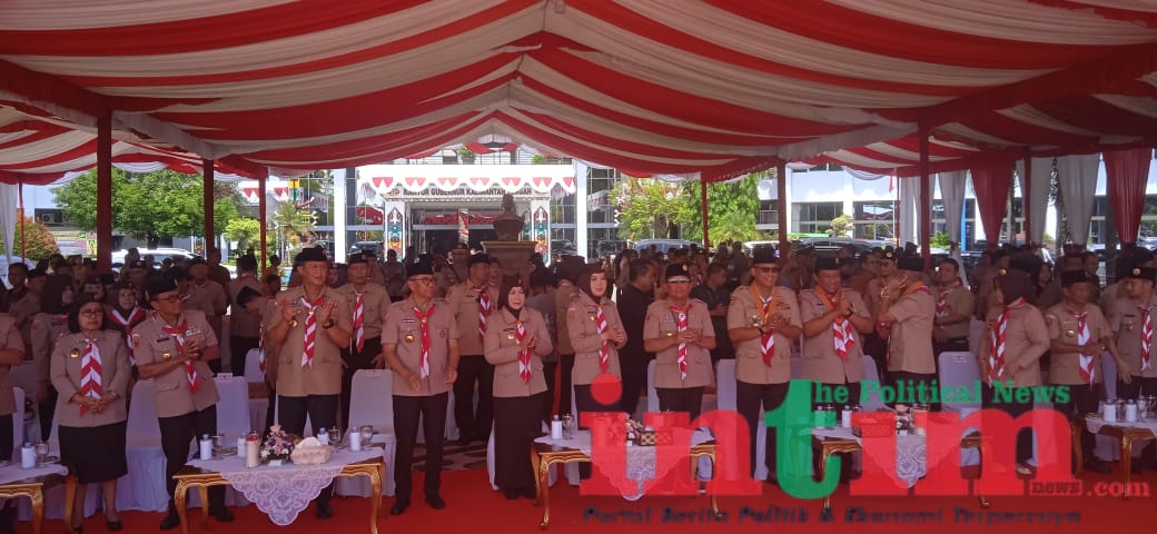 Peringatan Hari Pramuka ke-64, Gubernur Kalteng Tekankan Kolaborasi Bangun Ketahanan Bangsa