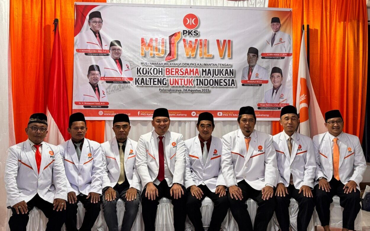 PKS Kalteng Gelar Muswil, Umumkan Kepengurusan Baru Periode 2025–2030